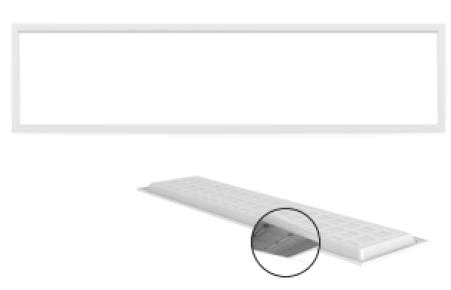 LED panel 120x30