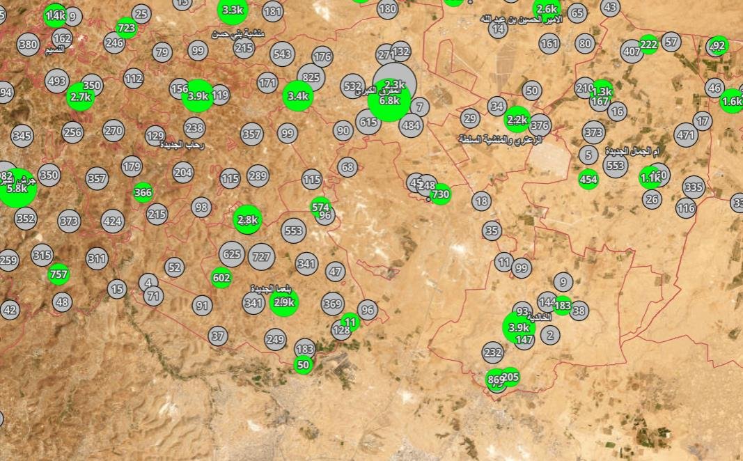 Detailed cluster counts