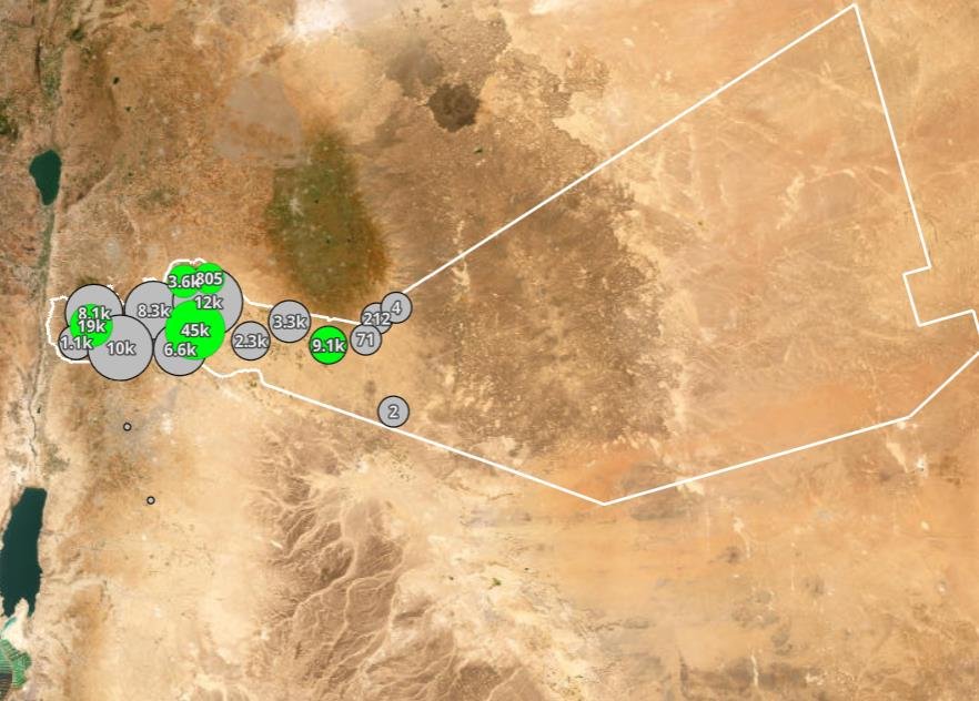 Street-light deployment overview map