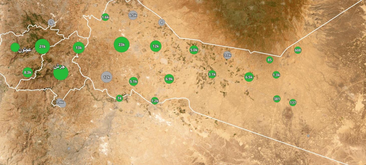 Regional cluster map