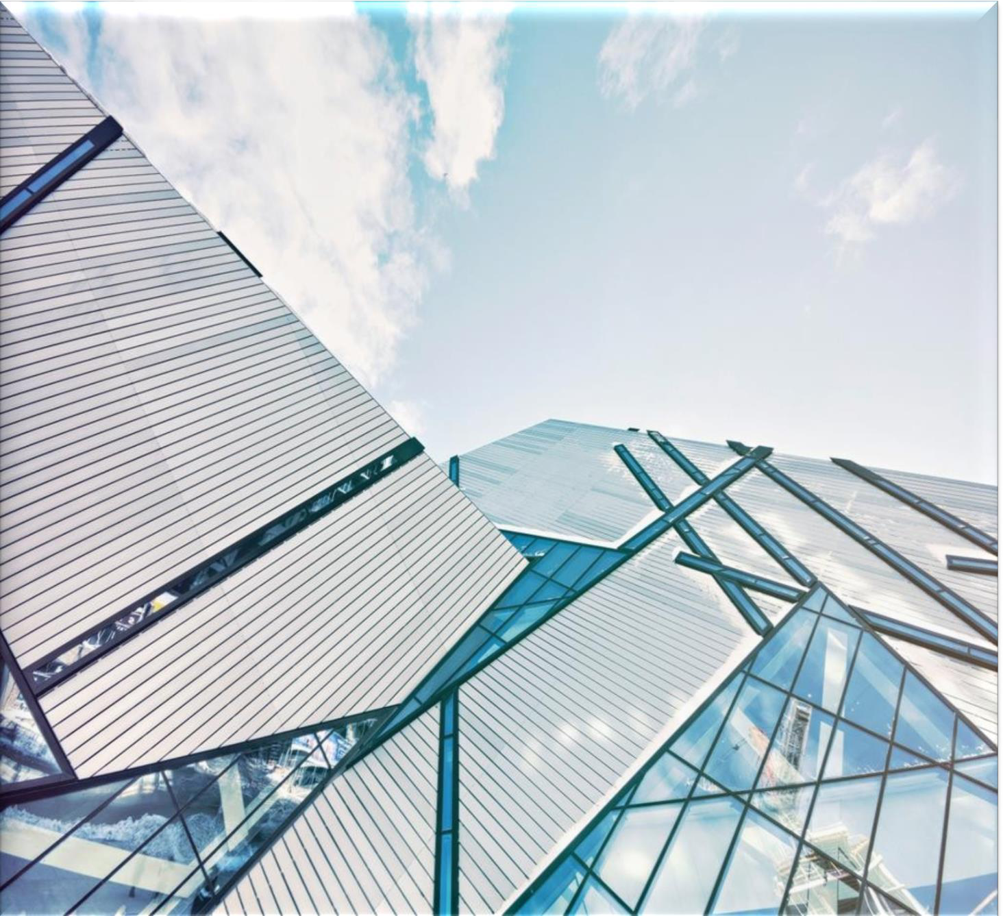Modern glass tower