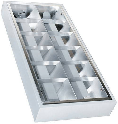 V-louver fixture